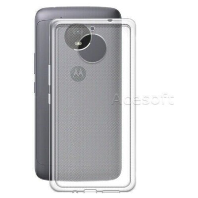Heavy-Duty Transparent Slim Soft TPU Case f Sprint Motorola Moto E4 Plus XT1776
