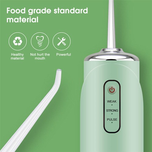 Cordless Water Flosser Jet 4 Tips Dental Floss Oral Irrigator Teeth Cleaner USB - Picture 7 of 15