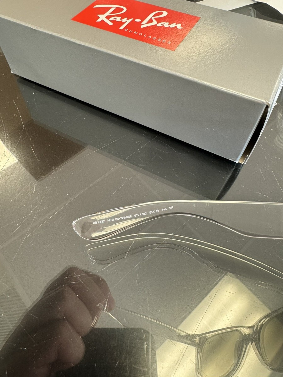 ray ban new wayfarer 2132 Crystal | eBay