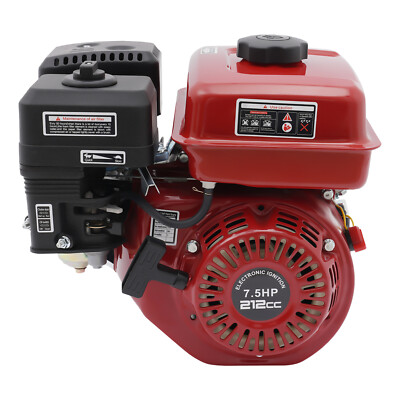 #ad #ad 7.5HP 4 Stroke Engine Pull Start Air Cooling Gasoline Powered Engine 212CC 3000W $170.71