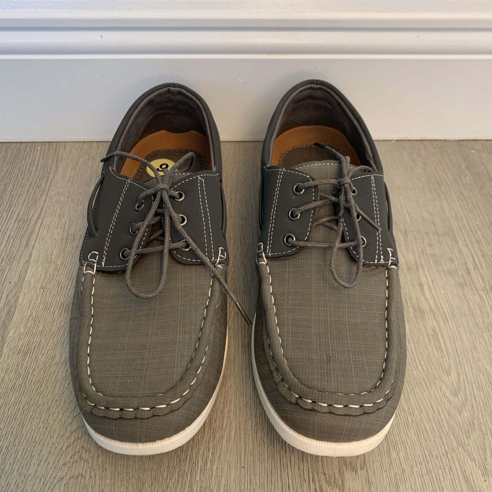 Lace-Up Casual Boat Shoes Loafers Size 