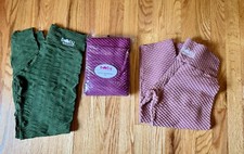 Booty By Brabrants Original Leggings OS Set Of 3 -2 Full Length 1 Capri New     