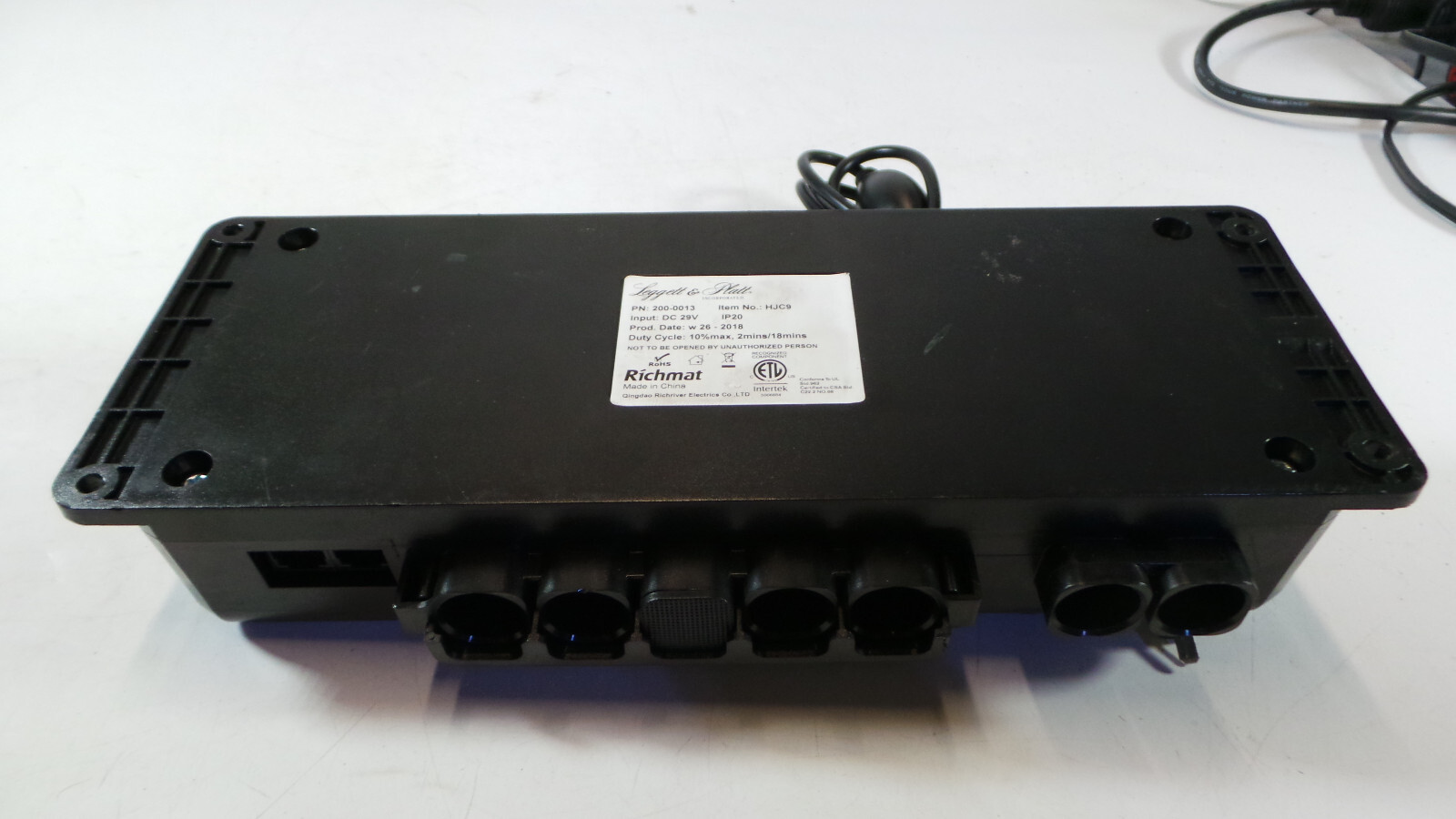 Richmat Leggett Platt HJC9 Adjustable Bed Control Box Tested !! eBay