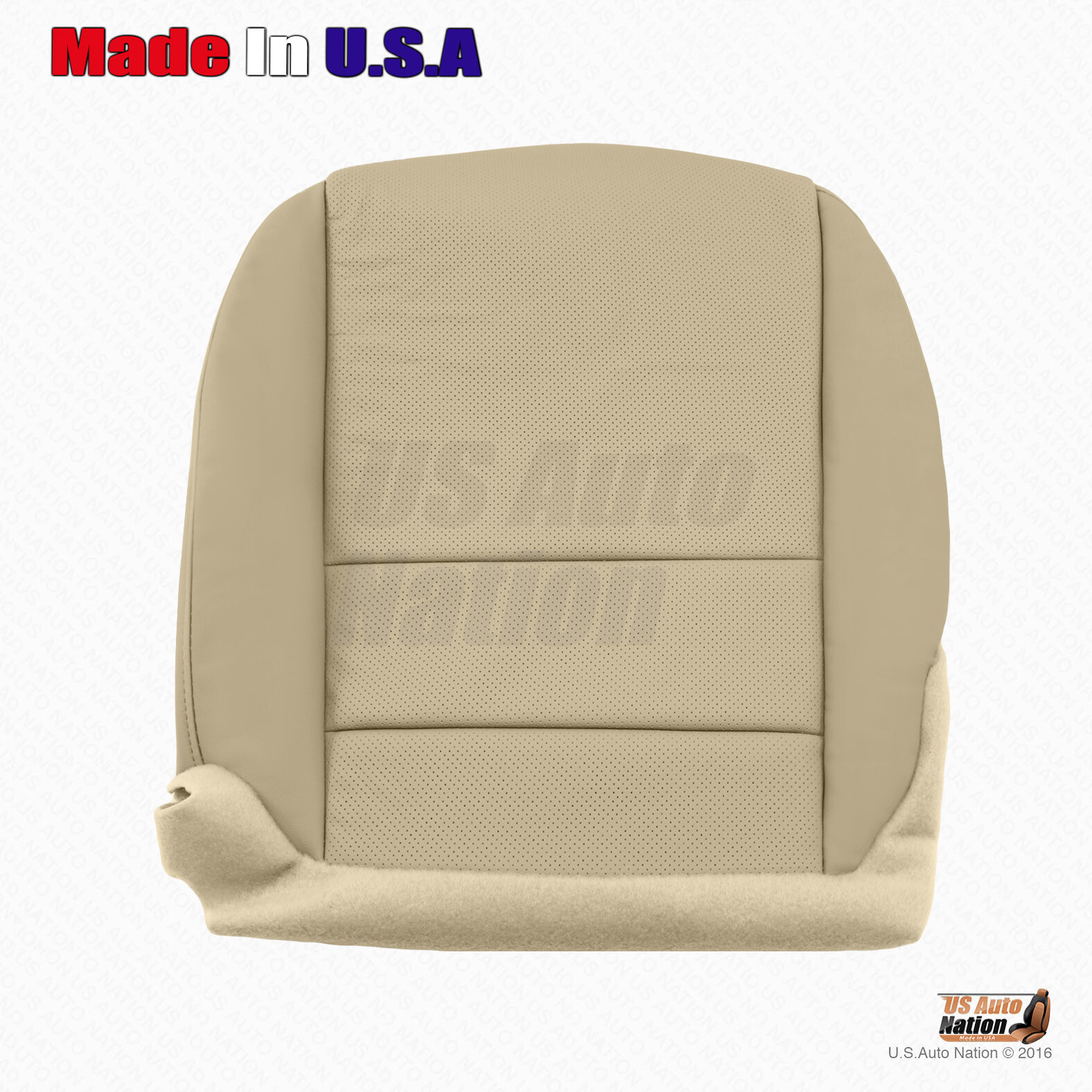 For 2007 2008 2009 Acura MDX Driver Bottom Perforated Leather Seat
