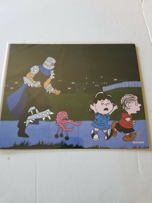 BAM BOX FAN ARTIST SHREDDER/KANG VS PEANUTS STEVE JENCKS SIGNED ####/2000