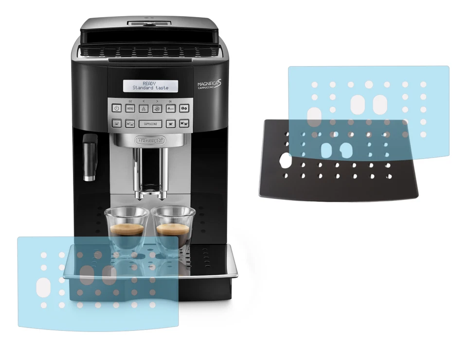 Schutzfolie für DeLonghi Magnifica 22.360 - 22.366 - Tropfblech - Tassenablage 
