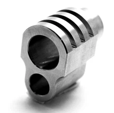 1911 COMMANDER style Compensator Muzzle Brake .45acp SS Machine Finish USA Made!