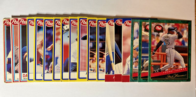 Post Cereal Baseball Cards LOT OF 18 MLB Collector Series 1990/1991/1992/1994