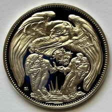 Daniel Webster STERLING SILVER PROOF  Medal  *** 26.9 g *** Beautiful  !!