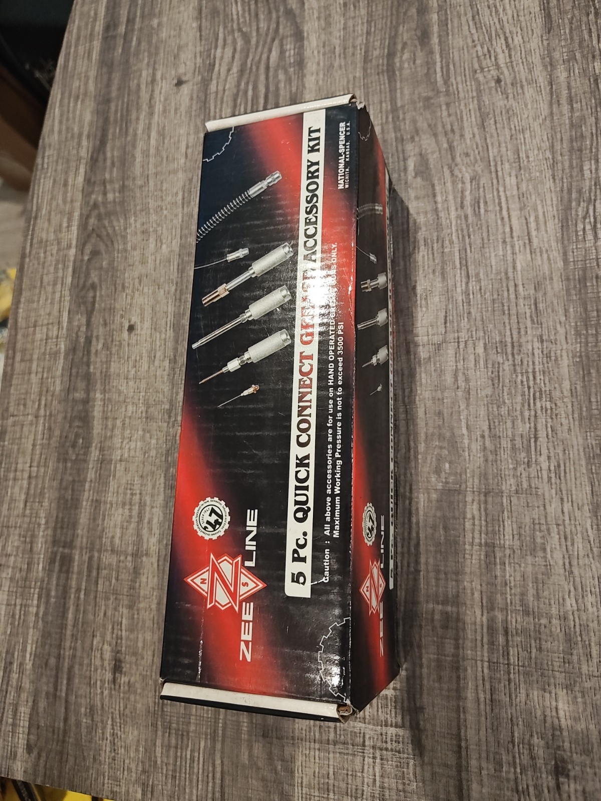 Zee Line tools 5 piece quick connect grease gun fittings Accessory kit Model 660