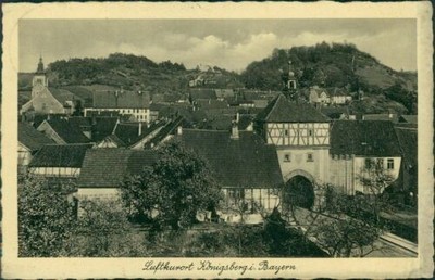 Ansichtskarte Königsberg i. Bayern 1941 (9849)