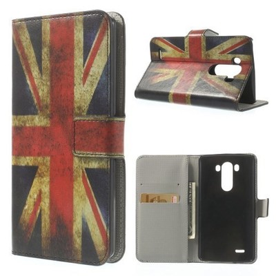 Flip Case Business Case Etui LG G3 D855 UNION JACK England Flagge 