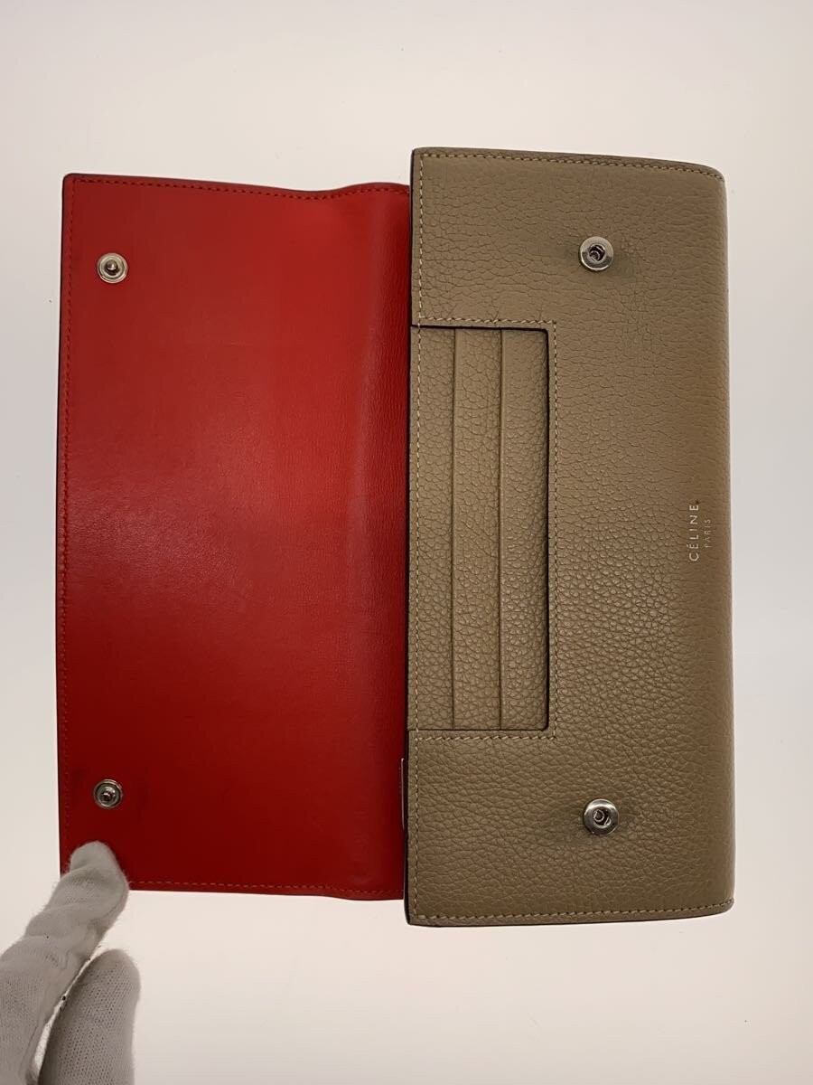 CELINE Multi-Function Large Flap Long Wallet in L… - image 4