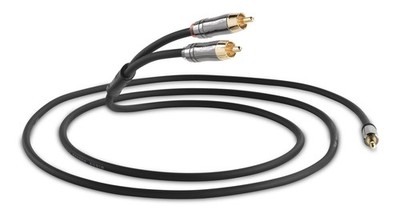 QED Performance J2P (1,5m) Graphit 1,5 Meter, schwarz, weiß 