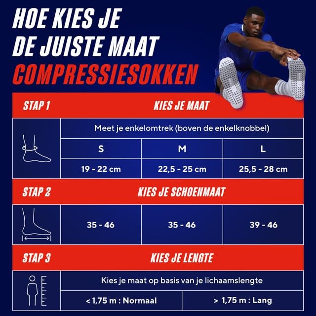 Chaussettes Hautes Grip Performance à Compression Dégressive Anti-Glisse - 2