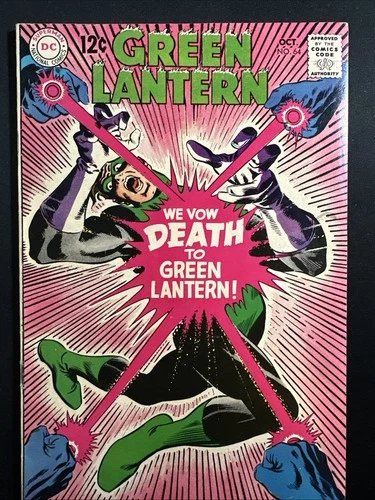 GREEN LANTERN #64 1968 Vintage Silver Age DC Comics 1st Print VG *A2