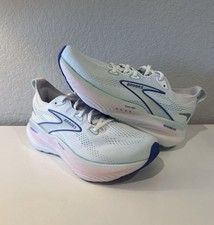 Brooks Glycerin GTS 22 1204351B110 Athletic Sneaker Women 6 B White Jacquard Gym