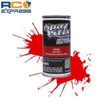 Spaz Stix Fire Red Fluorescent Aerosol Paint 3.5oz Can SZX02309