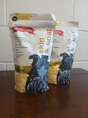 The Missing Link Skin & Coat Powder Dog Supplement, Adult, 2 Bag deal