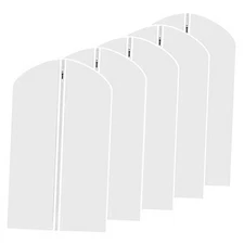 M MOACC Kids Garment Bags Little Girl Dress Bag Clear 5pcs-Size-Small 16"x 26"