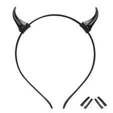 Dark Devil Horns Headband Demon Horns for Cosplay Halloween Photo Shoot