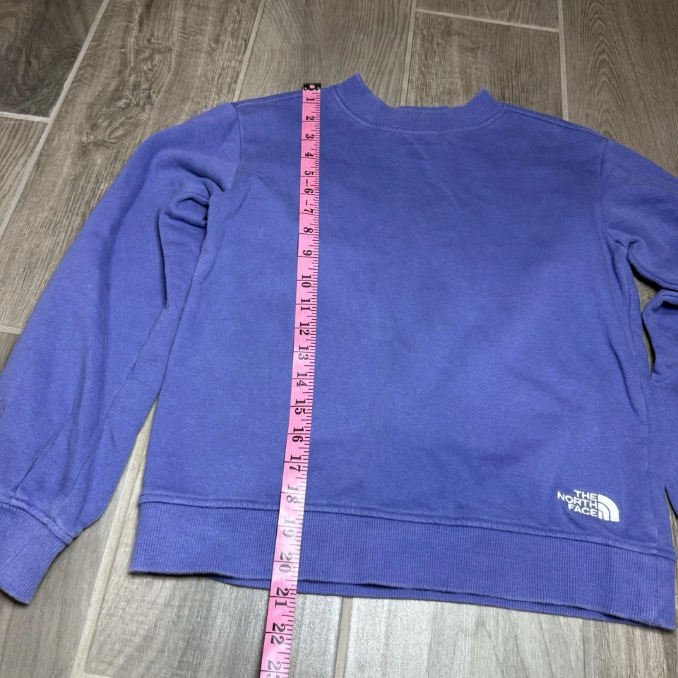 Sudadera The North Face Niñas Grande Cuello Redondo Manga Larga, Púrpura Foto 2 de 4
