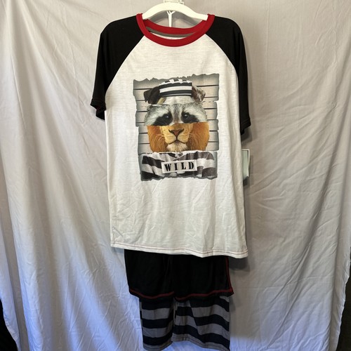TARGET Circo 2014 Boys Pajama 3 Piece Set Wild Animal NWT XL