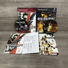 Metal Gear Solid 2: Sons of Liberty and 3: Snake Eater PS2 Collection Both CIB!