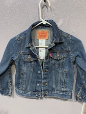 Kids Levi Blue Jean Jacket Denim Size 6