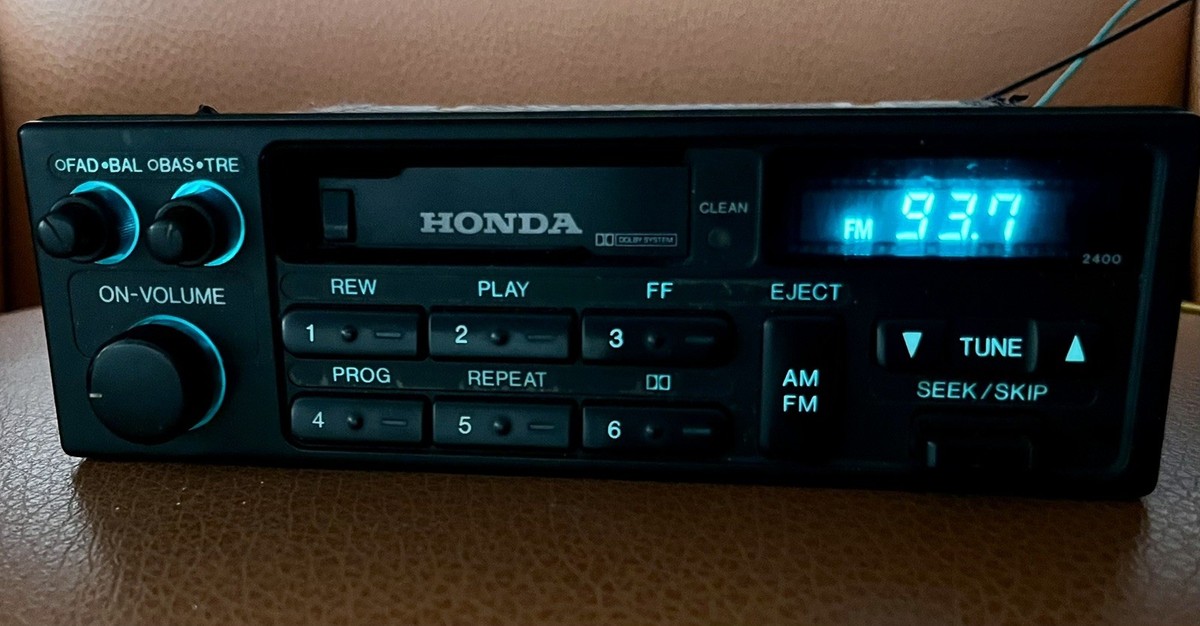 Vintage OEM 1990-1997 Honda Accord Tape Radio 39100-SM4-A100-M1 | eBay