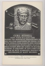 1953 National Baseball Hall of Fame and Museum Postcards Artvue Carl Hubbell n8a