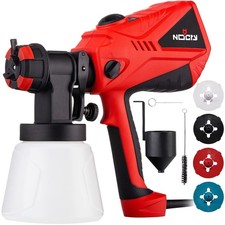NoCry HVLP Electric Paint Sprayer Gun - 1200ml/min Paint Gun or Stain Sprayer...