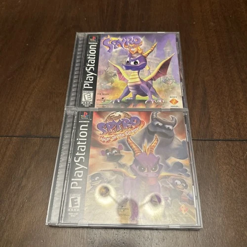 Spyro the Dragon & Year Of The Dragon (PlayStation 1 PS1) Complete - Authentic