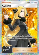 Pokemon TCG Pocket CYNTHIA [ENG] supporter FULL ART card (TRADE)