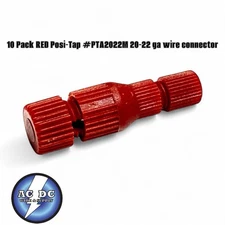 10 Pack RED Posi-Tap #PTA2022M 20-22 ga wire connector
