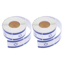 2 Rolls Flag Decal DIY Planner Labels Adhesive Scrapbook Decals