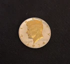 DANBURY MINT KENNEDY HALF DOLLAR  1974D  24KT GOLD & 0.999 SILVER. FREE SHIIPING