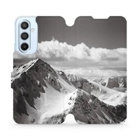 HandyhüLle Mit Klappe FüR Galaxy A54 5G Mobiwear Case Flip Cover Etui Berggipfel