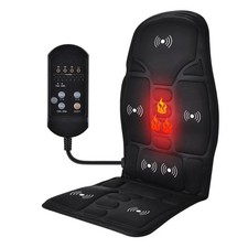 Massage Seat Cushion Heated Back Neck Body Massager Chair For Home Car Office