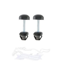 1989-2004 Mustang Hood Adjustable Bumper Pair With Plastic Mount - E7zz-16758 1989-2004 Mustang Hood Adjustable Bumper Pair With Plastic Mount - E7zz-16758
