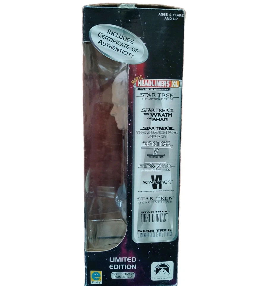 Boneco Talosian Movie Headliners XL edição limitada Star Trek novo com C de A - Imagem 4 de 4