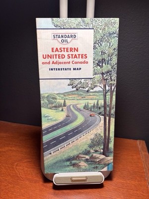 Standard Oil Eastern United States and Adjacent Canada 1964 Interstate Road Map