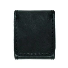 AirTek Deluxe Extra Wide 4-Snaps 2" Belt Keepers - Black - Plain - Hidden Snaps