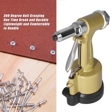 Pneumatic Riveter Short Cylinder Air Rivet Gun Hydraulic Riveting Tool Kit↑