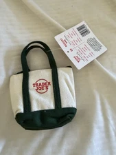 TRADER JOE’s Canvas Micro Tote + Grocery Bag - 2-in-1 Set | Limited Edition