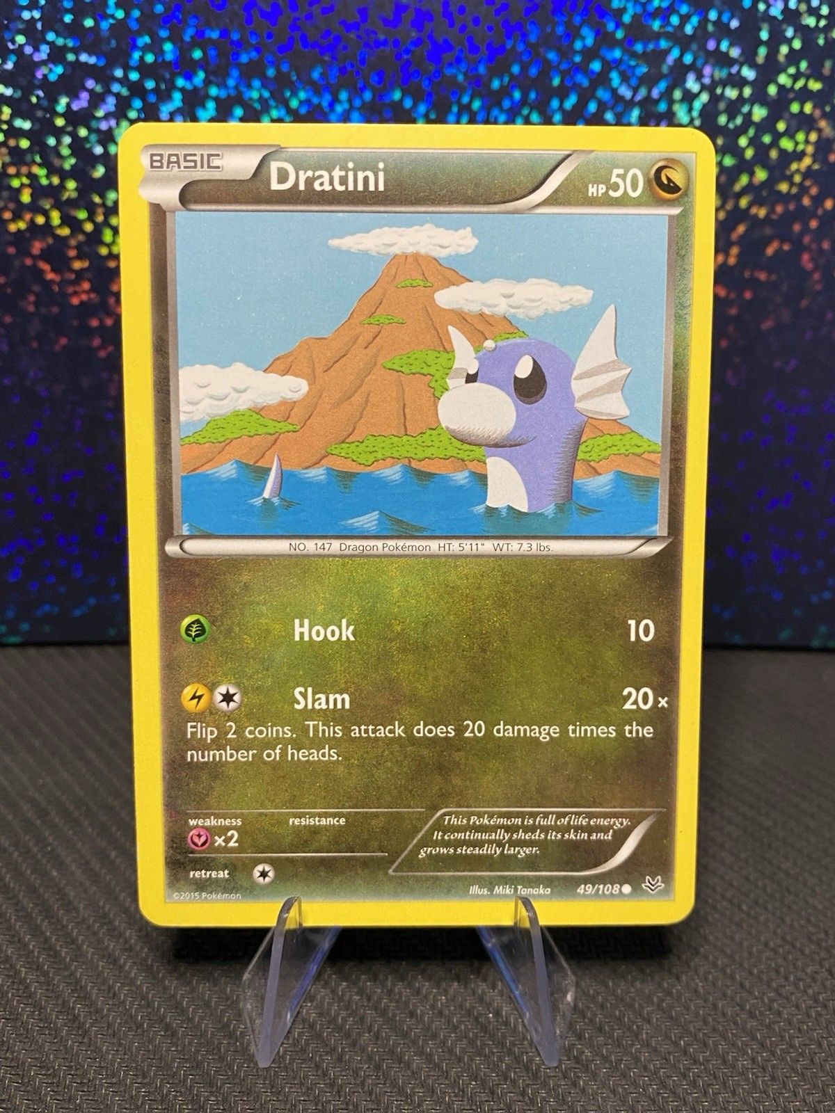 Pokémon TCG Dratini Roaring Skies Regular Common 49/108