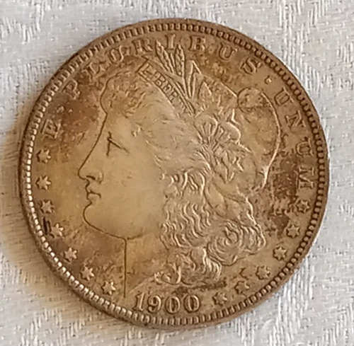 1900 Morgan Silver Dollar $1 Coin XF