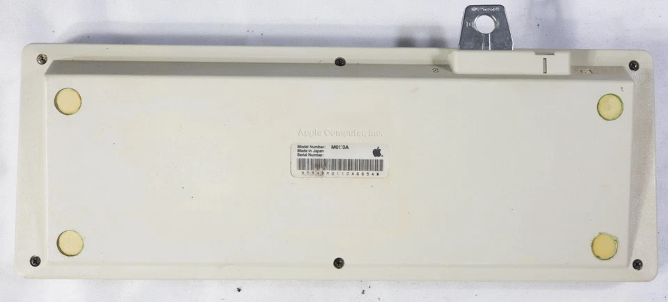 Apple Keyboard Macintosh 128k 512k Mac Plus RARE Vintage M0110A Platinum Gray - Image 2 of 4