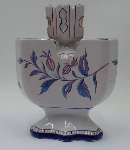 antique St Clement earthenware pipe holder