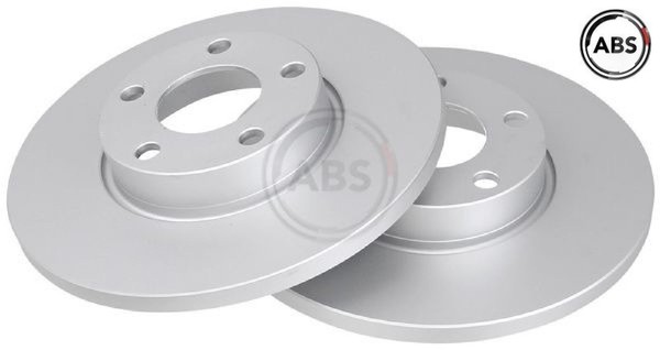 2X Bremsscheibe A.B.S. 16097 2 Bremsscheiben Vorderachse Vorne FüR Audi-image